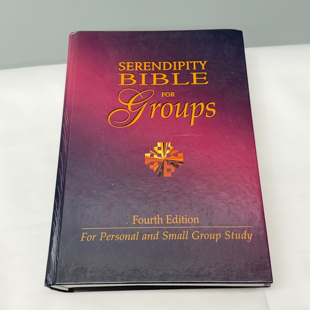 Serendipity Bible for Groups NIV Fourth Edition Zondervan Hardcover Study Bible
